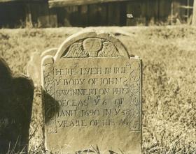 Salem, Friedhof, Grabstein: John Swinnerton
