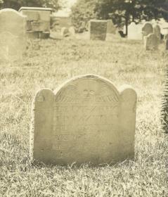 Salem, Friedhof, Grabstein: Wife of Philip Cromwell (Doraty)
