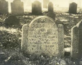 Salem, Friedhof, Grabstein: Alex Ander Cole