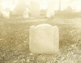 Salem, Friedhof, Grabstein: Samuell Shattock