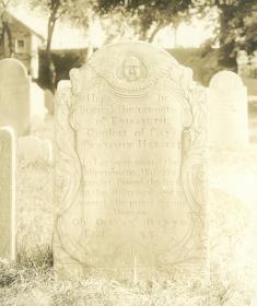 Salem, Friedhof, Grabstein: Beniamin Herbert