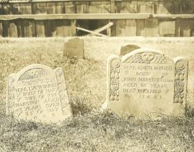 Salem, Friedhof, Grabsteine: Marstons