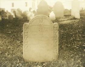 Salem, Friedhof, Grabstein: Wife of John Smith