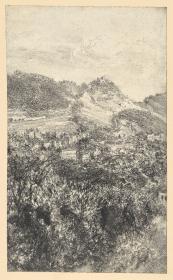 Berglandschaft, bei Kissingen (?)