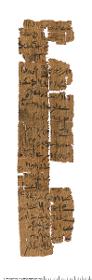 Demotischer Papyrus, Hochformatbrief