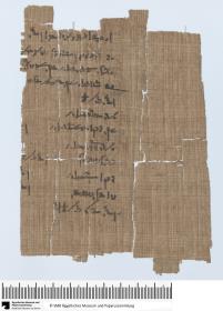 Demotischer Papyrus mit einer Abrechnung über Weinlieferungen