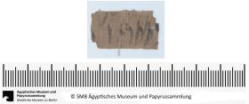 Aramäischer Papyrus, aramäische Version der Behistun‚ Inschrift Dareios’ I., Fragment