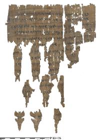 Aramäischer Papyrus mit einer Verpflichtungserklärung