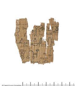 Hieroglyphischer Papyrus, magischer (?) Text