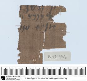 Aramäisches Dokument, Fragment