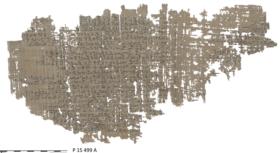 Demotischer Papyrus mit dem sog. "Thotbuch" (Pap. Berlin P 15499 a + P 15499 b I-III + P 23513 a-c)