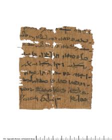 Demotischer Papyrus, Hochformatbrief