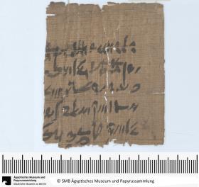 Demotischer Papyrus, Brief