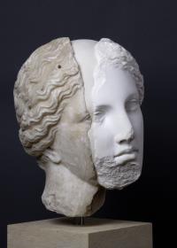 Fragment der rechten Gesichtshälfte eines weiblichen Kopfes (Frauenkopf Berlin-Bergama, sog. Brizescher Kopf)