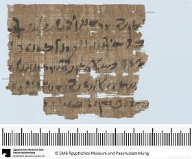 Demotischer Papyrus, Querformatbrief