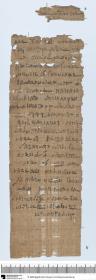 Demotischer Papyrus, Hochformatbrief