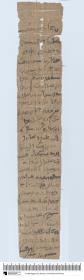 Demotischer Papyrus, Hochformatbrief