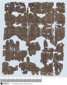 Hieratischer Papyrus, Brief aus Elephantine mit Erwähnung nubischer Truppen