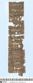 Demotischer Papyrus, Hochformatbrief bzgl. Orakel zu einer Reise