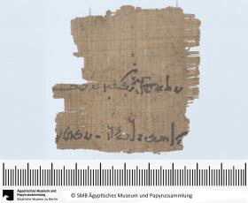 Demotischer Papyrus, Hochformatbrief