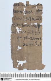 Demotischer Papyrus, Hochformatbrief
