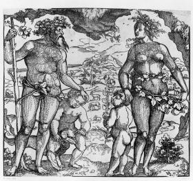 Wilder Mann und wilde Frau