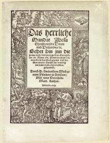 Titelbordüre mit biblischen Szenen