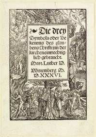 Titelbordüre mit biblischen Szenen
