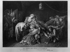 Der Abschied des Jean Calas von seiner Familie