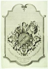 "Parallel Perspectivischer Haupt Grund der neuen Frauenkirche in Dresden"
