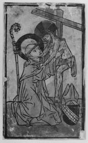 St. Bernhard mit Engeln