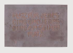 Probe aus Rudolf von Larischs Unterricht in ornamentaler Schrift