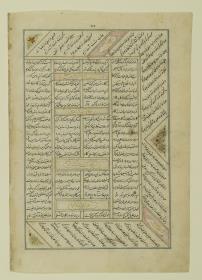 (Iranische Anthologie für Timuriden-Prinz Baisunqur, Sohn von Schahrukh)
