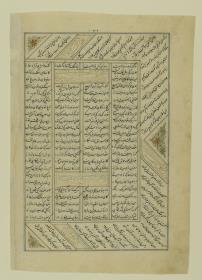 (Iranische Anthologie für Timuriden-Prinz Baisunqur, Sohn von Schahrukh)