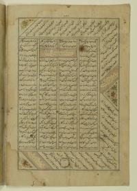 (Iranische Anthologie für Timuriden-Prinz Baisunqur, Sohn von Schahrukh)