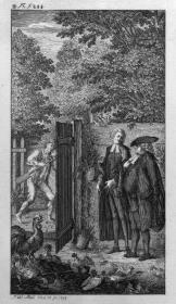 Bl. 4: Zwei Gesichter im Gespräch an einer offenen Gartentür