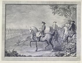 König Friedrich II. Wachparade in Potsdam