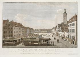 Blick auf den Neuen Markt mit der Marienkirche