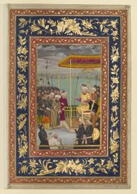 Der Herrscher Timur Schah lässt den Sultan von Rum in Gefangenschaft nehmen