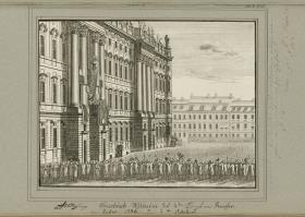 Cölln. Huldigung Friedrich Wilhelm des 2 ten Königs von Preußen. Im Jahr 1786. Den 2ten October