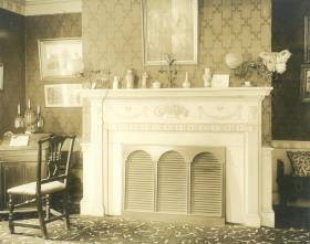 Salem, 14, Cambridge Street, David P. Water's House, Kamin