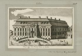 Cölln. Prospect des Cron-Prinzl. Palais zu Berlin. Unter der Regierung Friedrich Wilhelm des IIten.