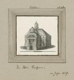 Die Petri-Kirche. im Jahr 1809.