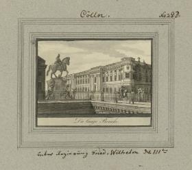 Cölln. Die lange Brücke. unter Regierung Fried. Wilhelm des IIIten