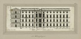 Cölln. Palais Royal de Berlin du Cote du jardin. Mit Abweichungen