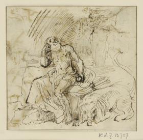 Hieronymus mit dem Löwen