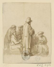 Studie zu einem zwölfjährigen Christus im Tempel (?)