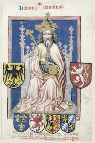 Kaiser Karl IV. im Reichsornat
