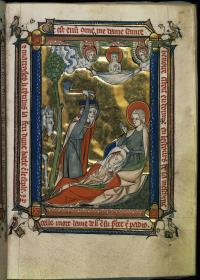 Vie de Sainte Benoîte d'Origny. Der Tod der heiligen Benedikta