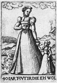 Die Altersstufen der Frau. 40-jährige Frau. Viertes Lebensalter